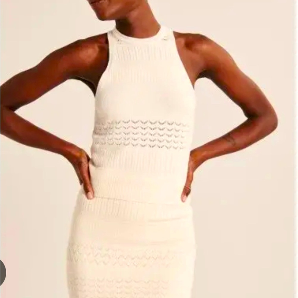 *BLACK* Abercrombie halter knit sweater dress!